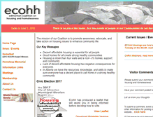 Tablet Screenshot of ecohh.ca